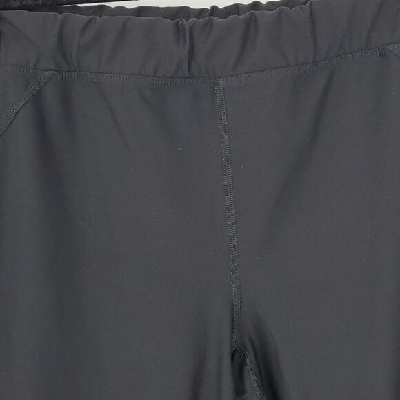 Xersion capris leggings,  black/gray/orange.‎ Large. Fitted. - Picture 3 of 5